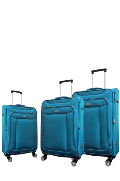 М’які легкі подвійні валізи на 4 колеса, 3 шт М’які легкі подвійні валізи на 4 колеса, 3 шт