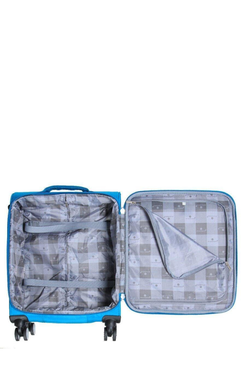 М’які легкі подвійні валізи на 4 колеса, 3 шт