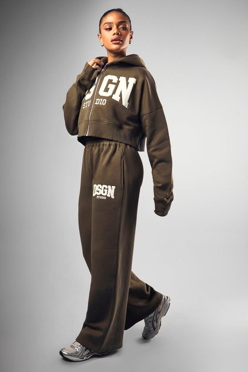 DSGN Studio Roweling Applique Пряма нога Джоггер