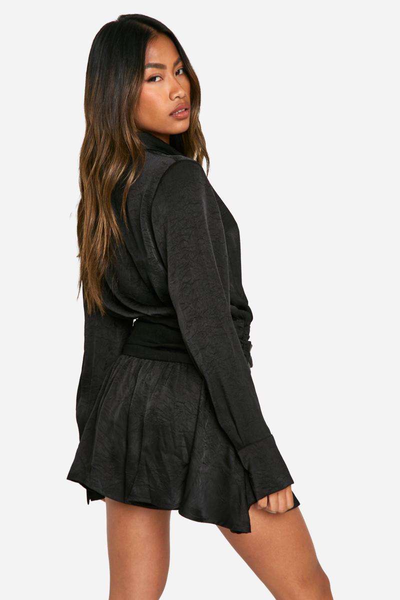 Сорочковий комбінезон з атласу Crinkle