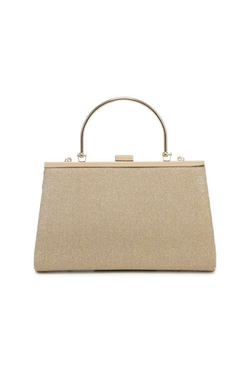 Елегантна вечірня плісирована сумочка-клатч з ручкою