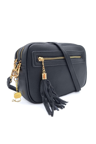 Подвійна на блискавка китиці Kitise Charm Crossbody Camera Camera Camera Camera