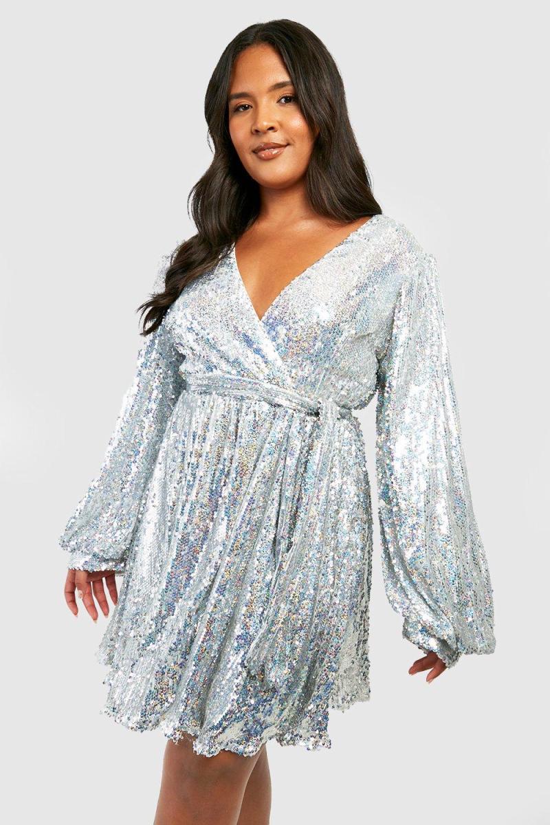 Плюс райдужна екстремальна блузонна сукня-ковзанярка