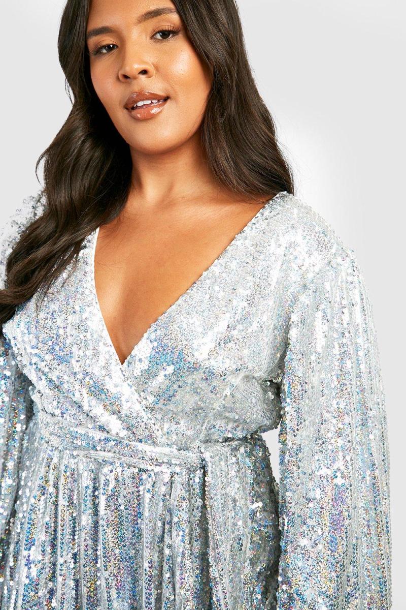 Плюс райдужна екстремальна блузонна сукня-ковзанярка