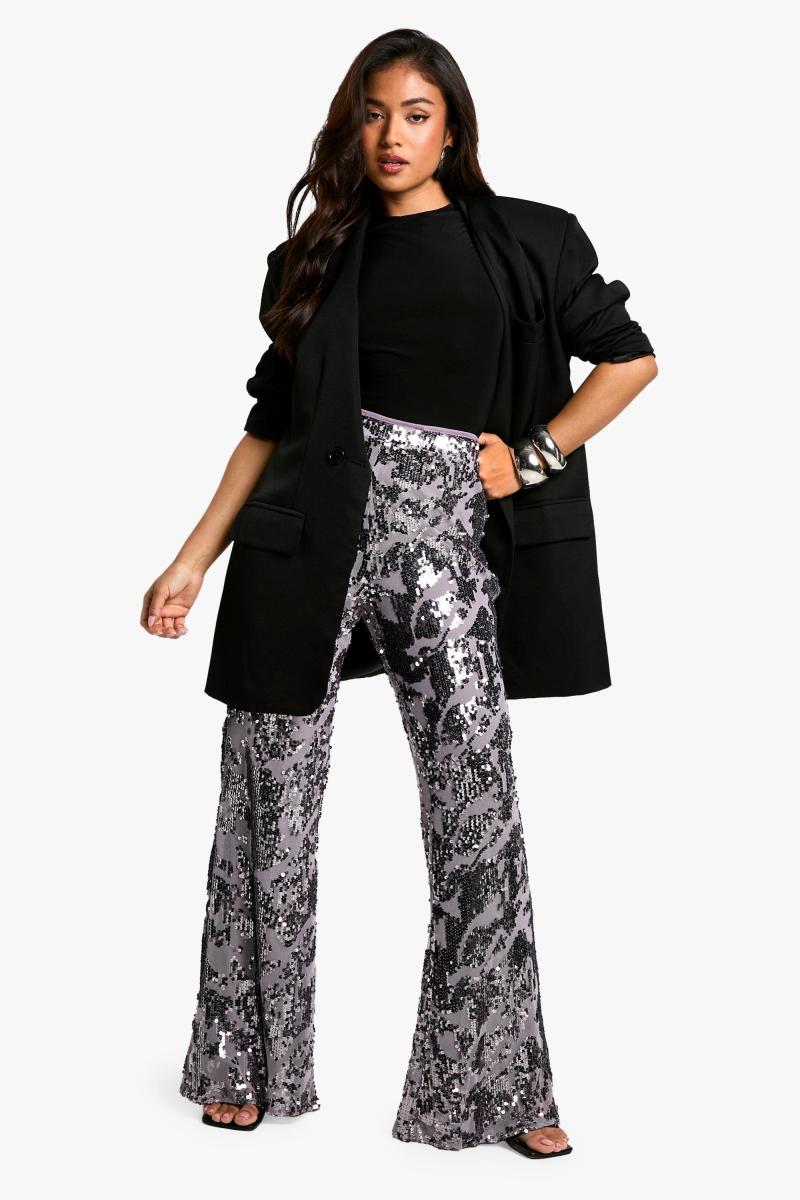 Маленький дамаський кльош з блискітками