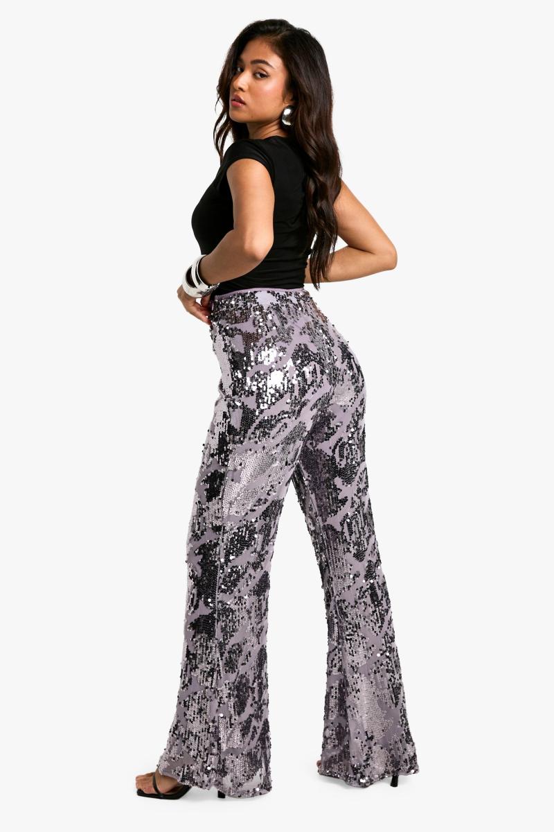 Маленький дамаський кльош з блискітками