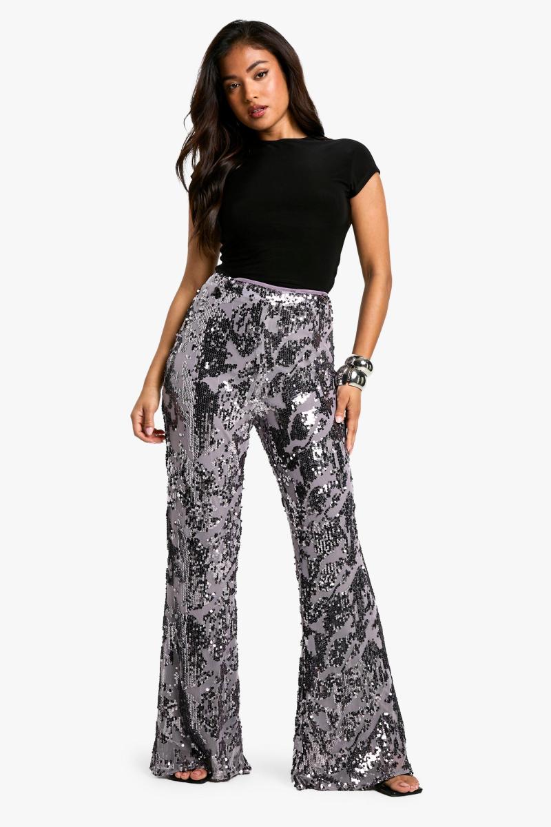 Маленький дамаський кльош з блискітками