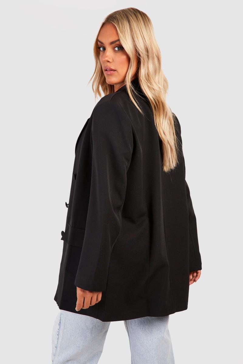 Додатковий плетений блейзер великого розміру