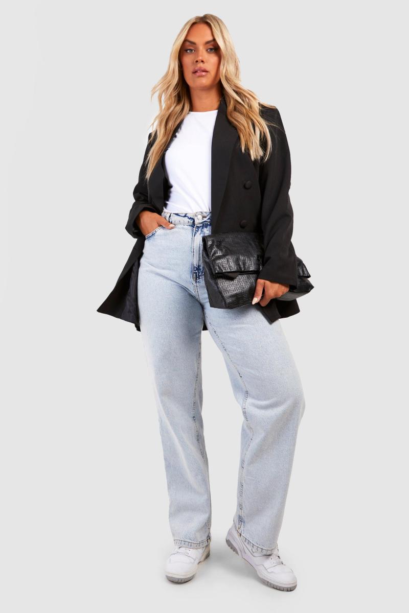 Додатковий плетений блейзер великого розміру