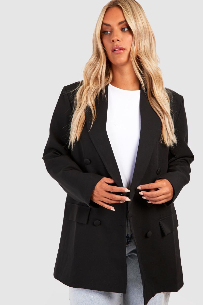 Додатковий плетений блейзер великого розміру