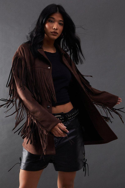 Suedette Western Grathed Jacket