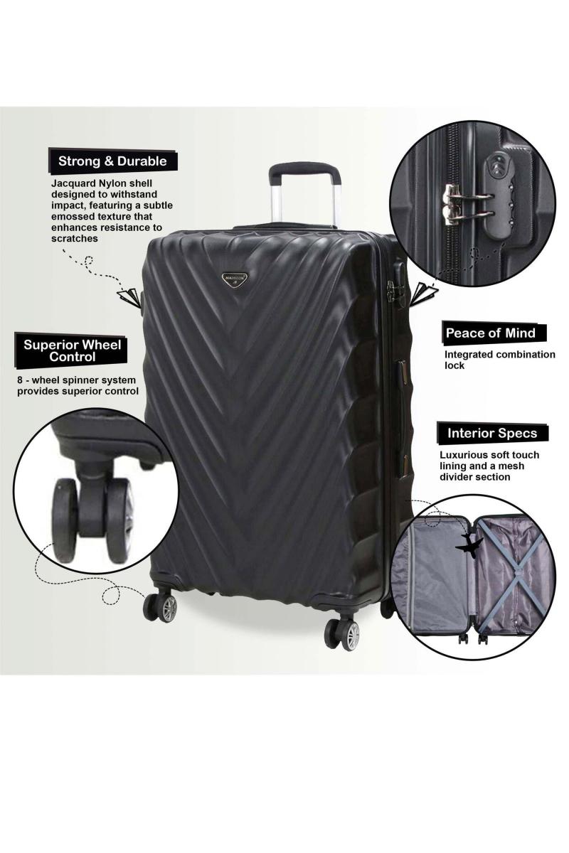 Валіза Hard Shell Cabin 55 x 40 x 20 см підходить для Easyjet, Ryanair