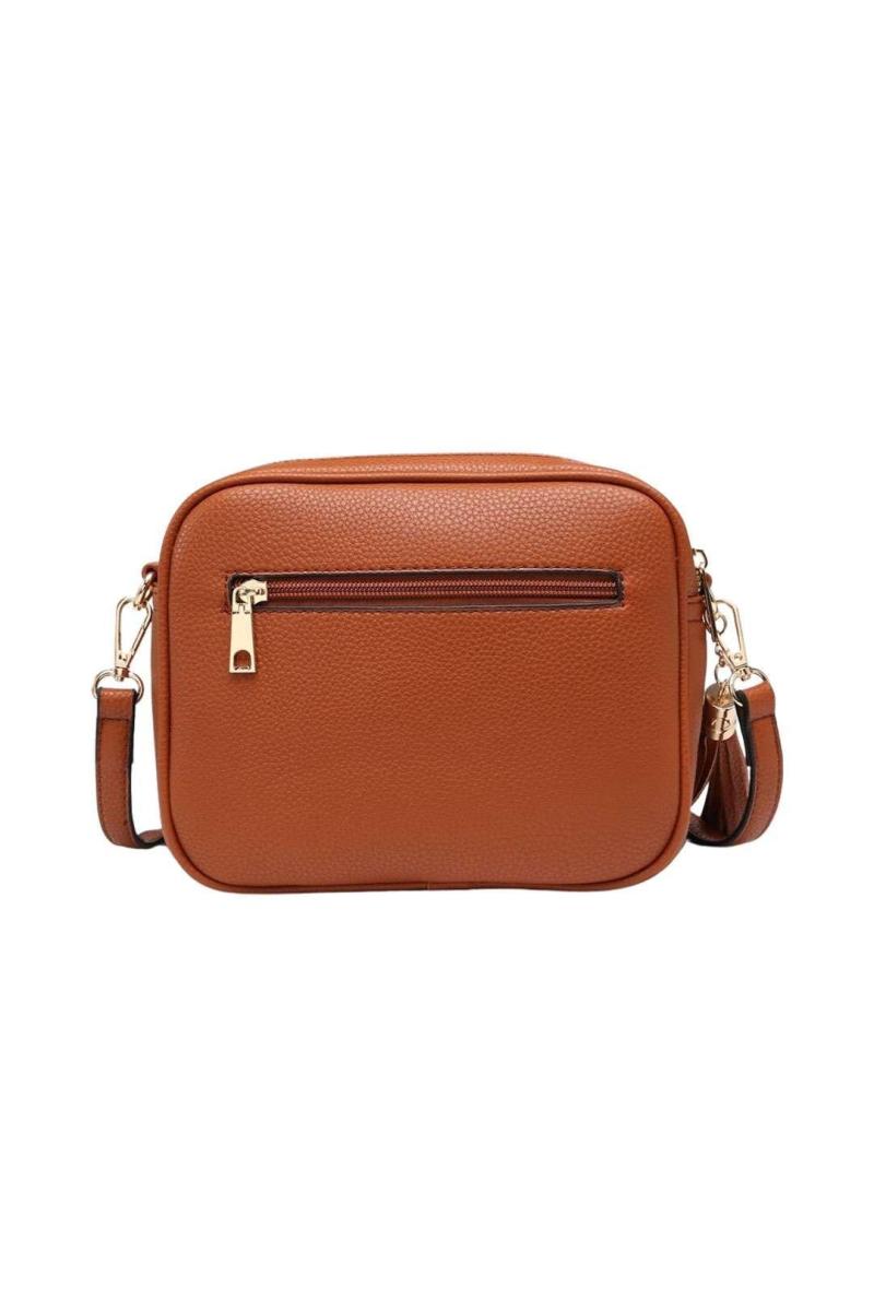 Сумка через плече Tassel Charm із подвійними відділеннями та камерою