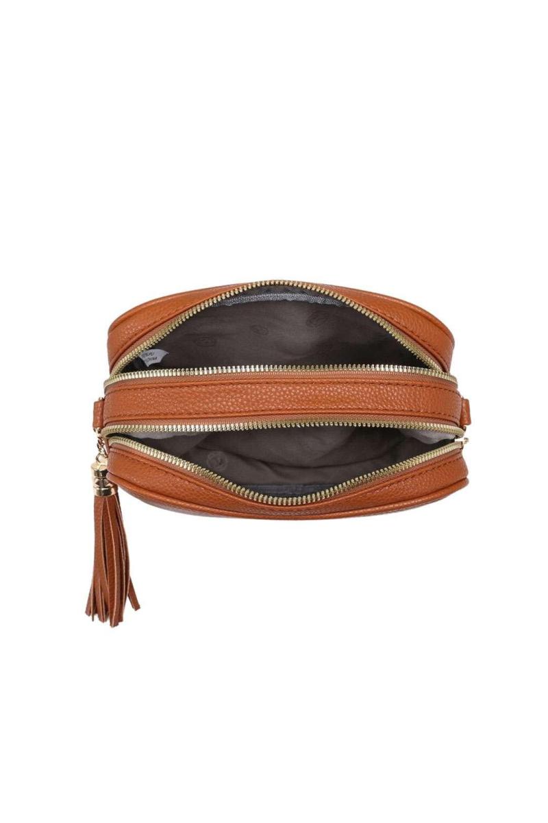 Сумка через плече Tassel Charm із подвійними відділеннями та камерою