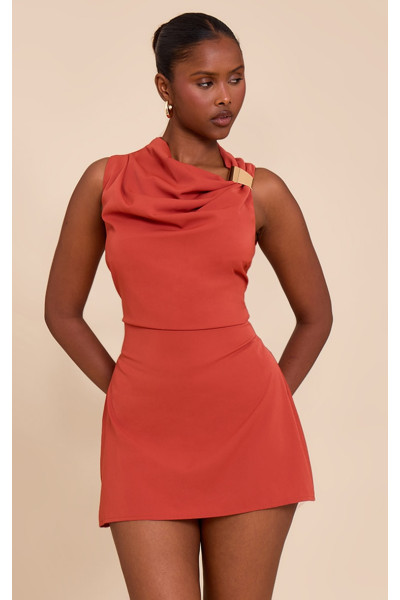 Згоріло міні -сукню Shift Shift