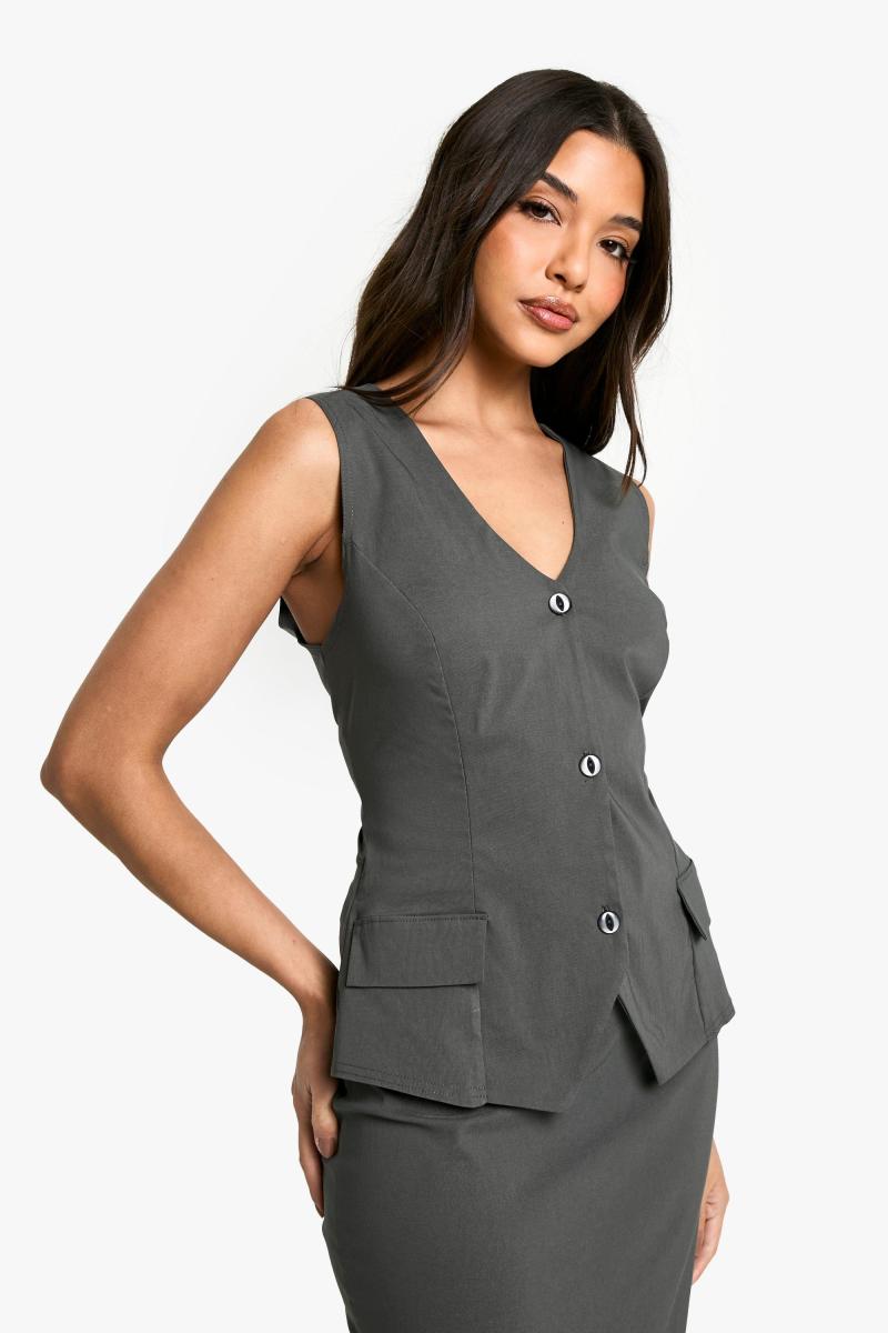 Сукня-максі з бенгальським глибоким жилетом