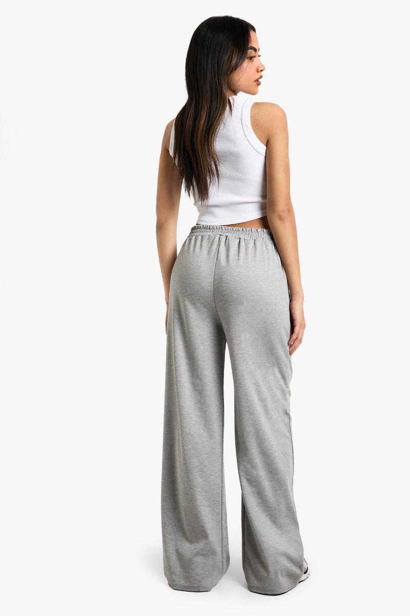 Широкі брюки з понте з перехрестом