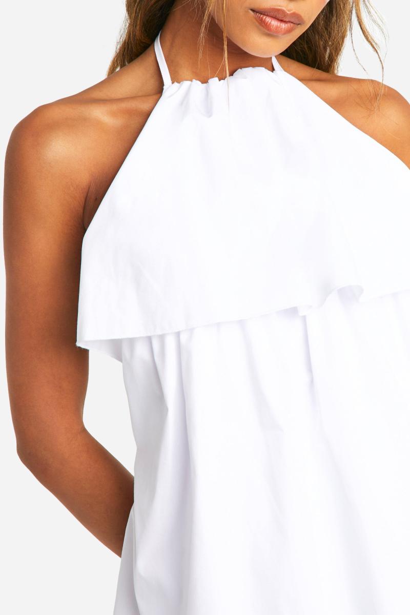 Комбінезон із бавовни та попліну з оборками