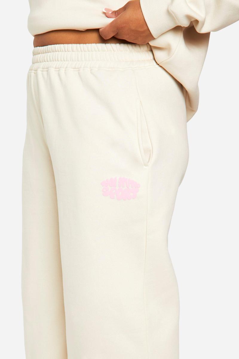 Плюс Dsgn Studio Sport Puff Print Straight Leg Jogger