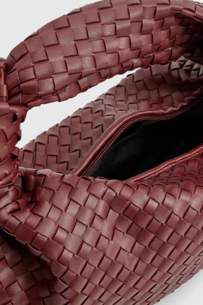 Сумка з плетеною ручкою