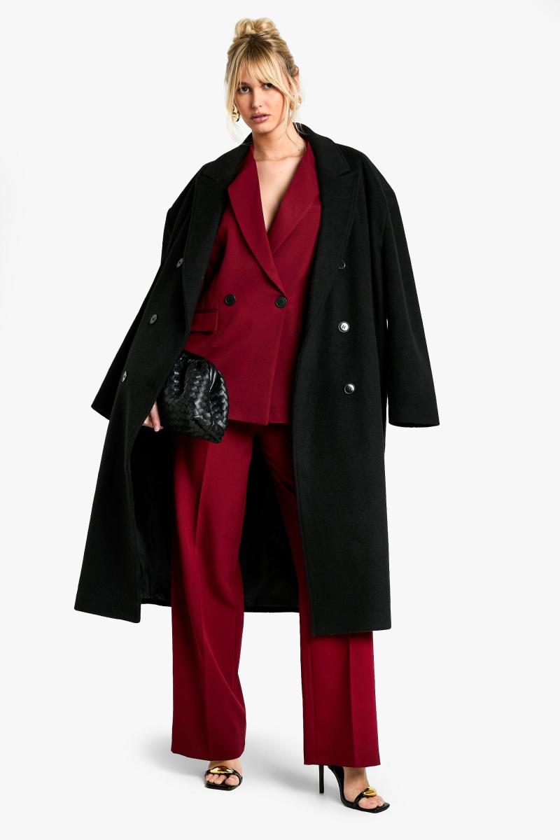 Тканий піджак великого розміру