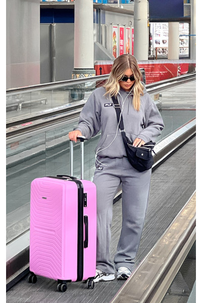 PrettyLittlething Whercoal Grey Logo Значок пряма нога пробіжки