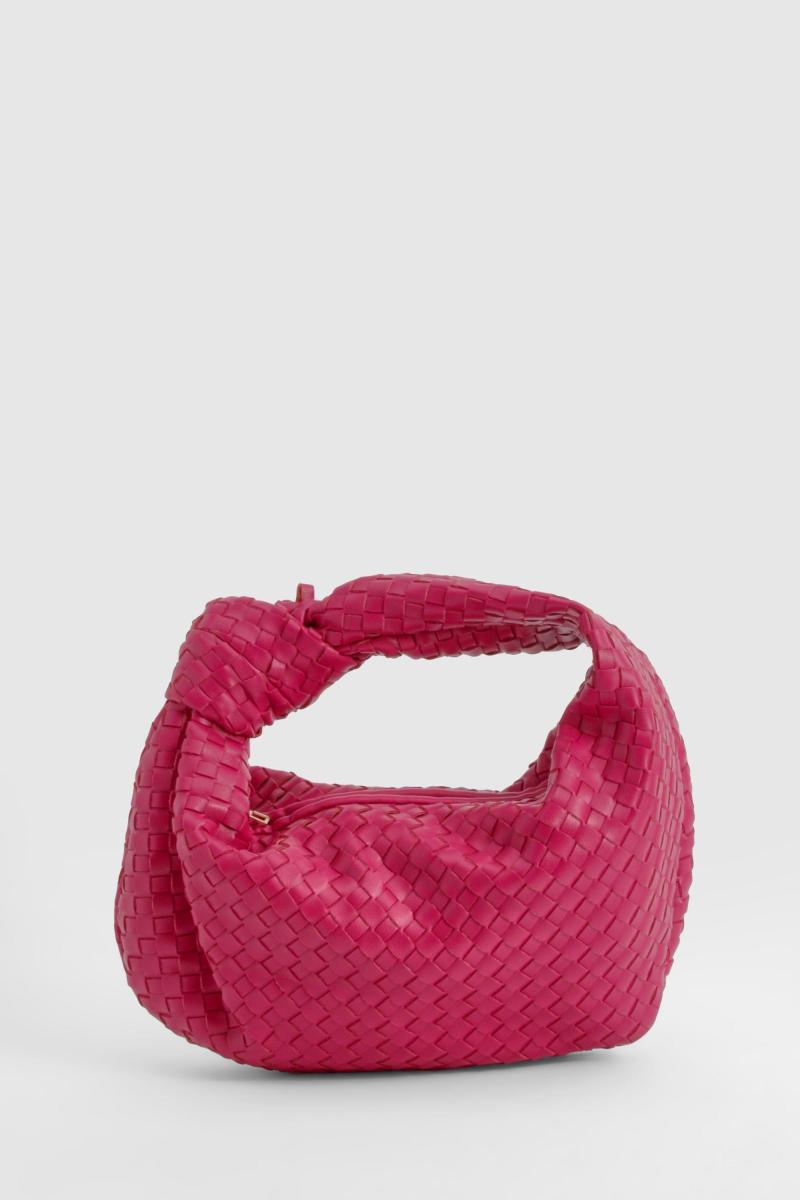 Сумка з плетеною ручкою