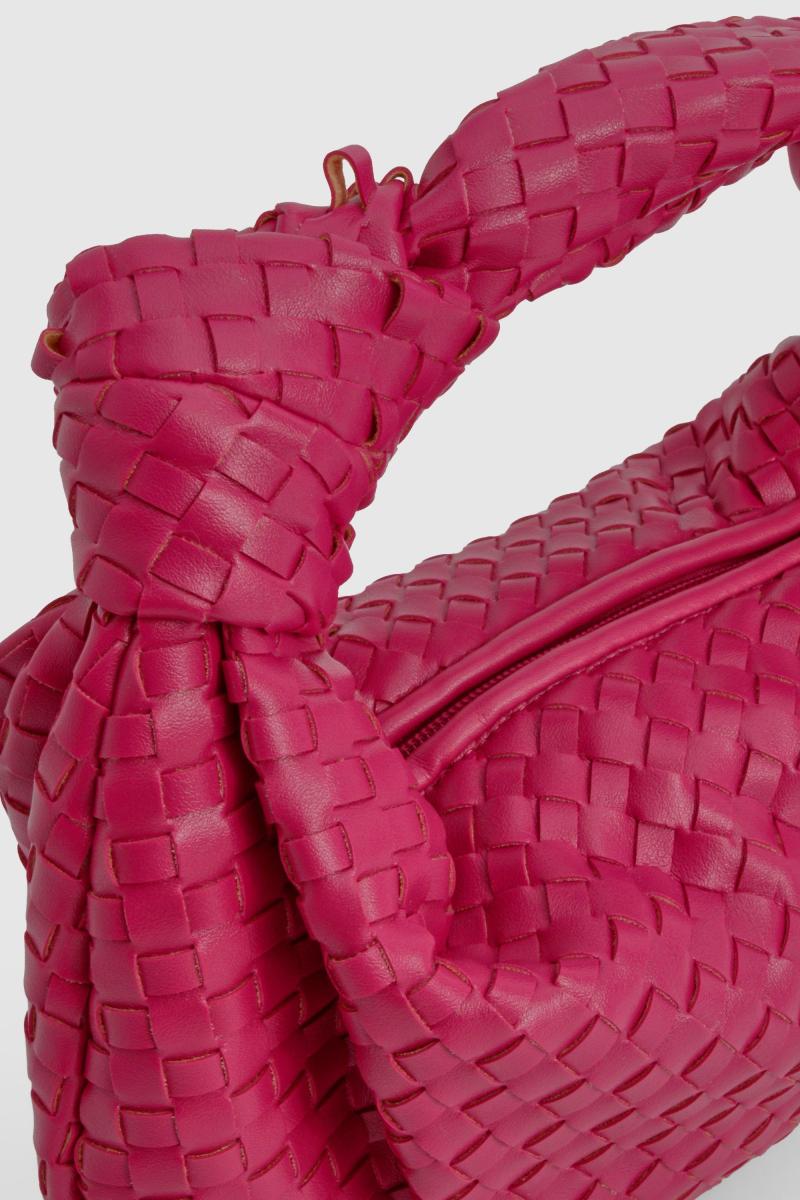 Сумка з плетеною ручкою