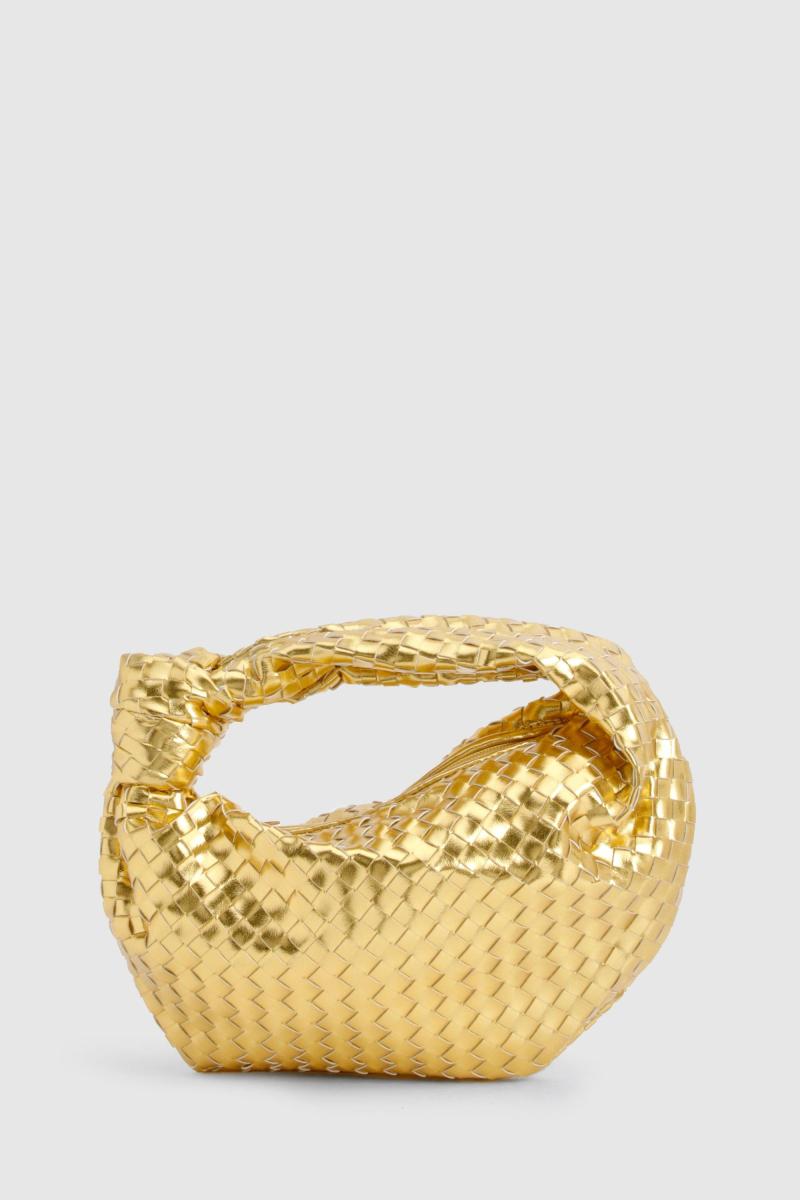 Сумка з металевою плетеною ручкою