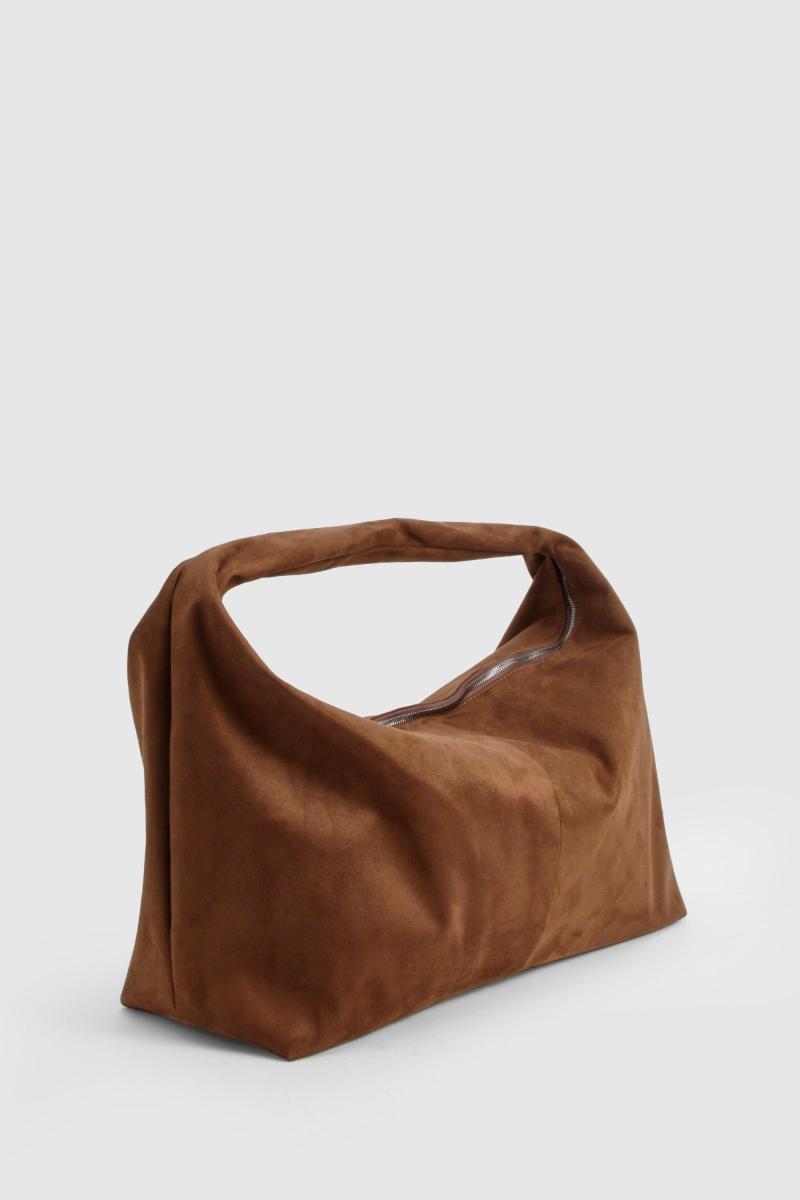 Сумка через плече зі штучної замші