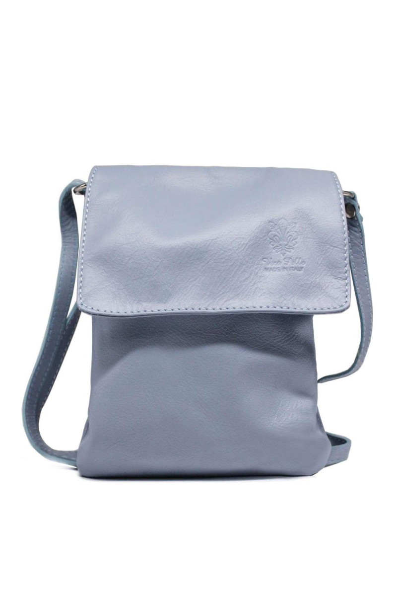 Маленька італійська сумочка через плече з натуральної шкіри. Стильна сумка для телефону