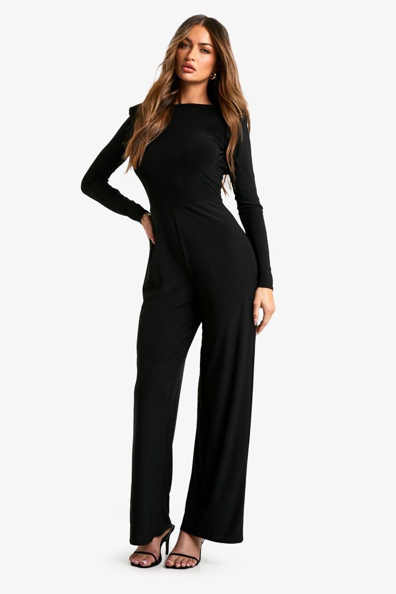 Комбінезон із широкими штанинами на плечах і ремінцями