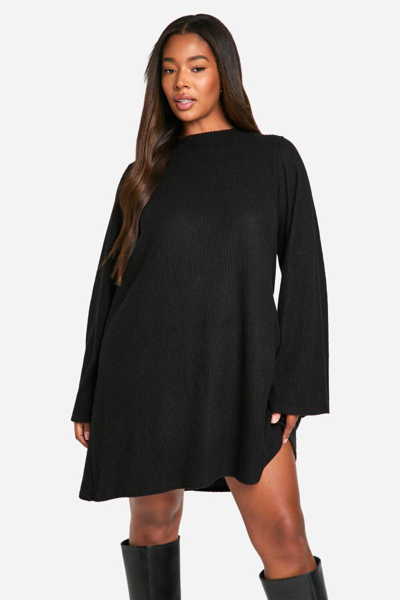 Сукня-комбінезон з м’якою рубчиком із зав’язкою