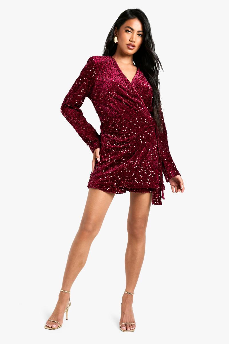 Оксамитовий комбінезон з блискітками