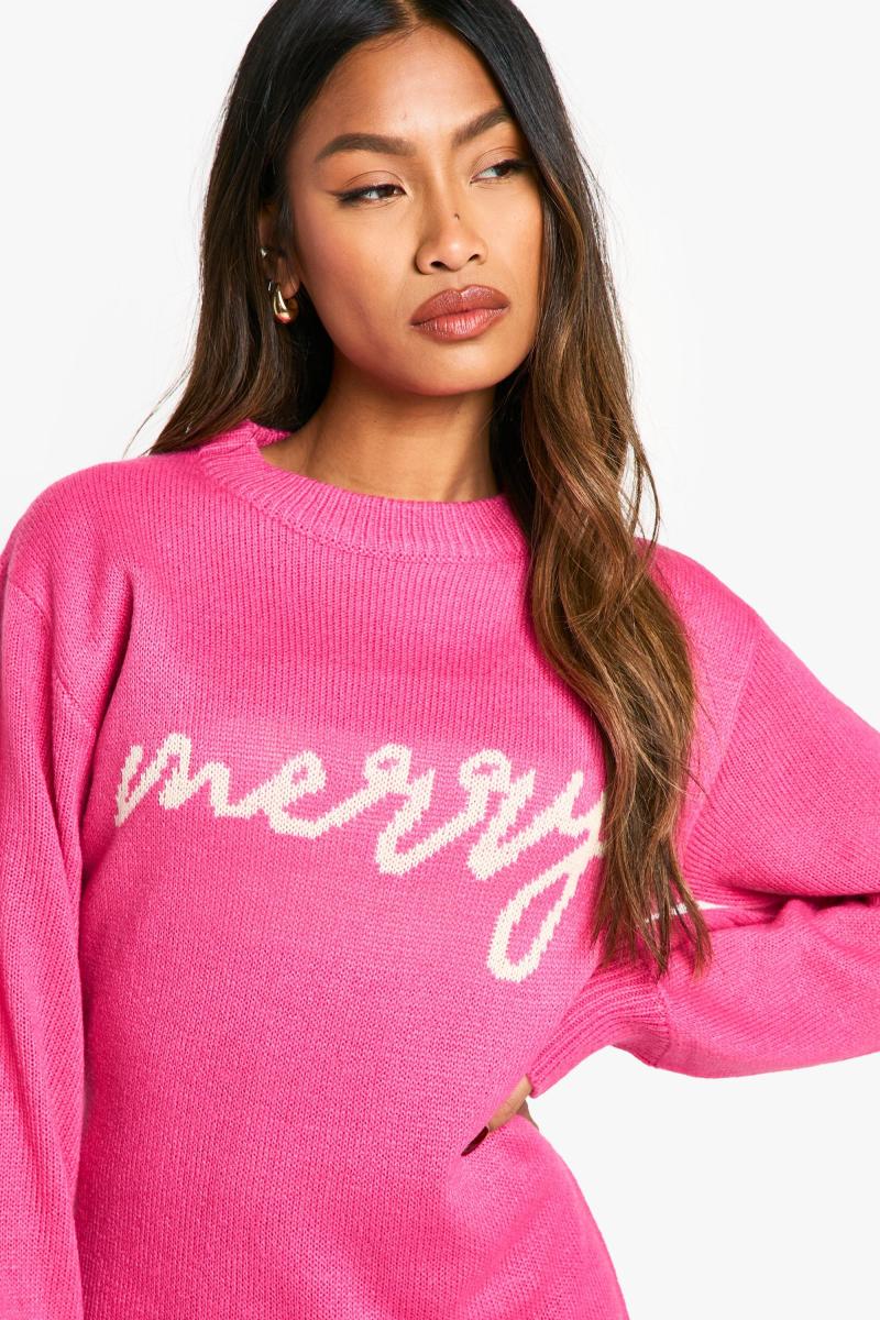 Весела різдвяна сукня-джемпер