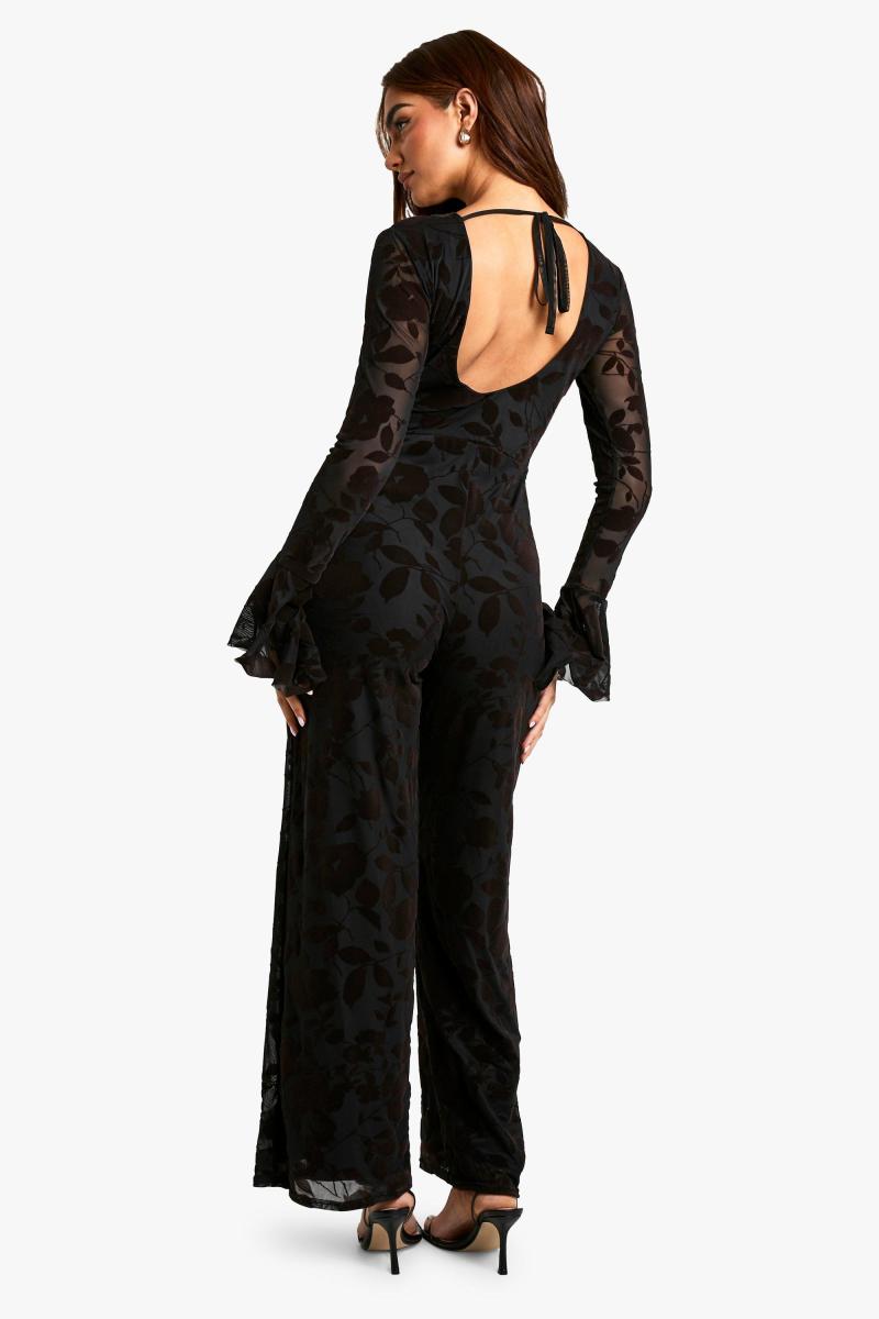 Комбінезон із заниженою спинкою Devore Flare