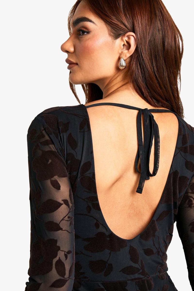 Комбінезон із заниженою спинкою Devore Flare