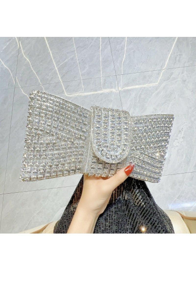 Гламурна кришталева зчеплення лука