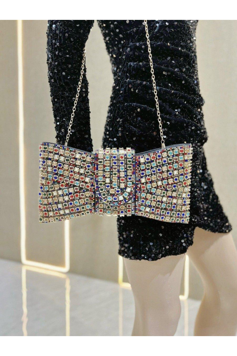 Гламурна кришталева зчеплення лука