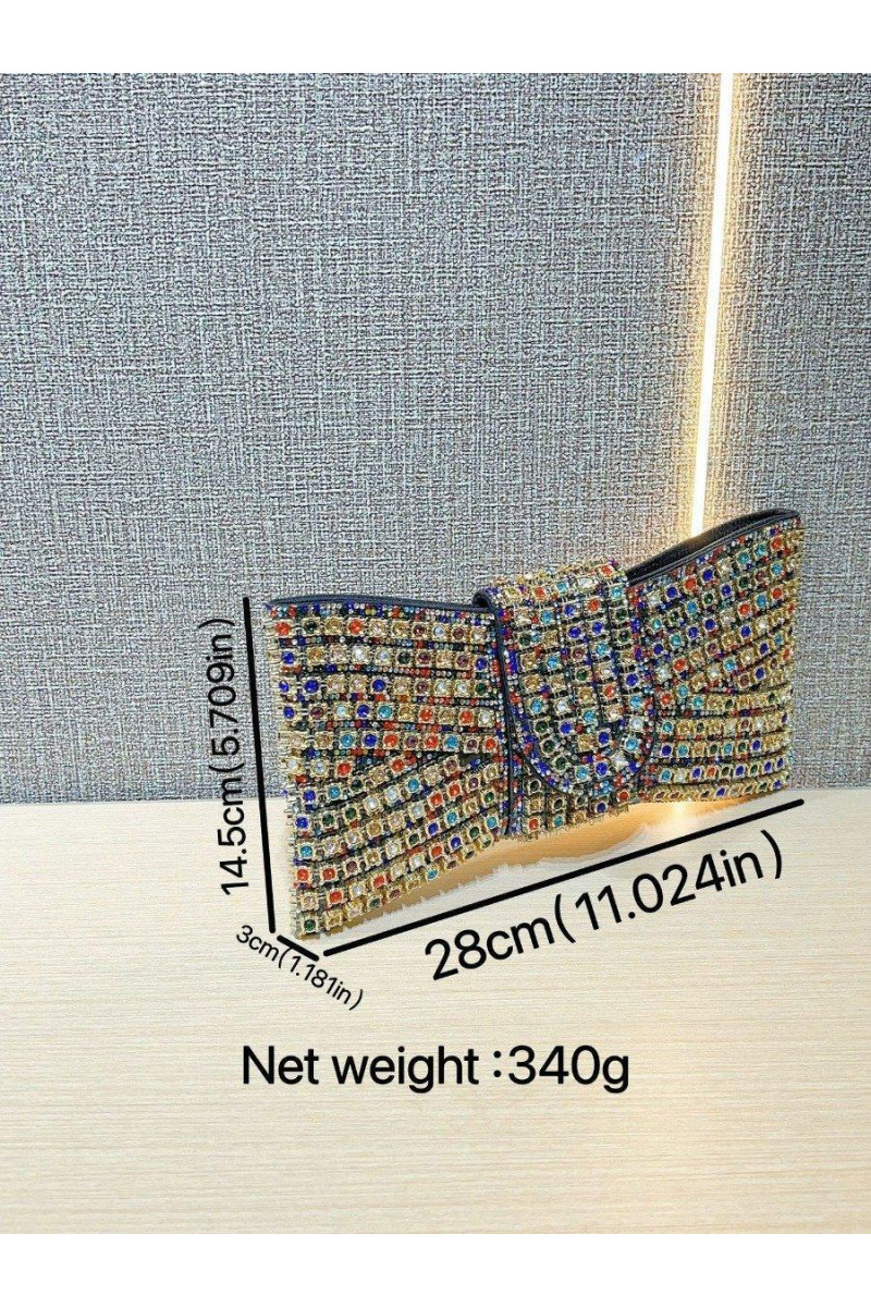 Гламурна кришталева зчеплення лука