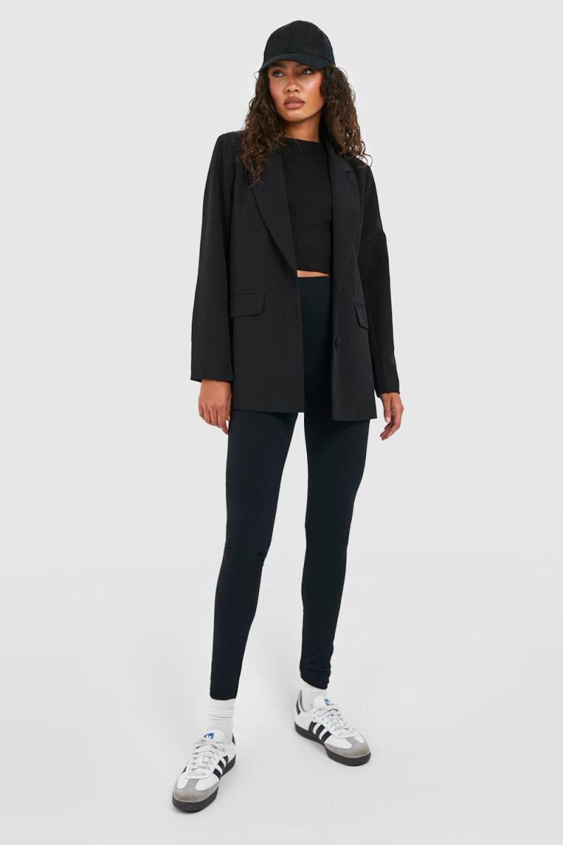 Високі легінси на флісовій підкладці з високою талією