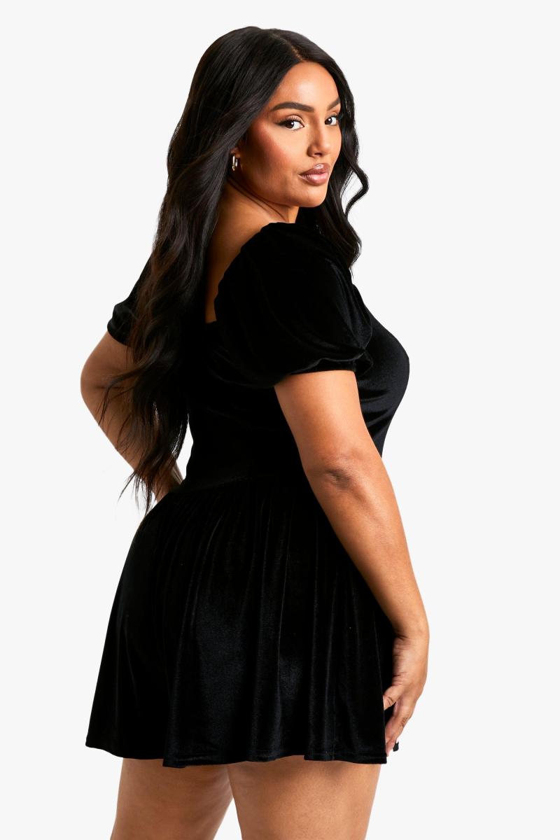 Плюс комбінезон Flippy з оксамитовими рукавами