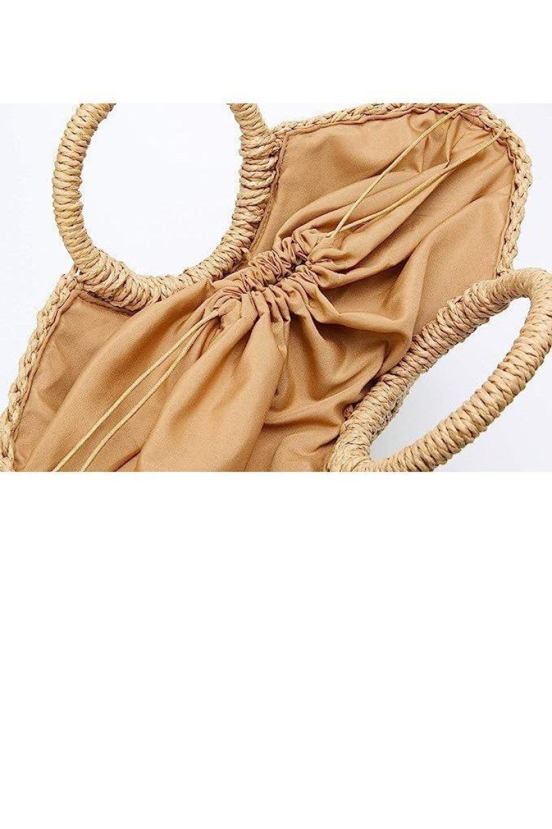 Стильна літня сумочка з акцентами Pom Pom